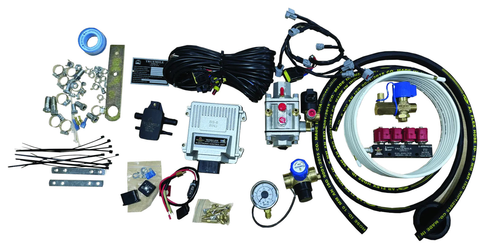 CNG sequential 4-injector kit