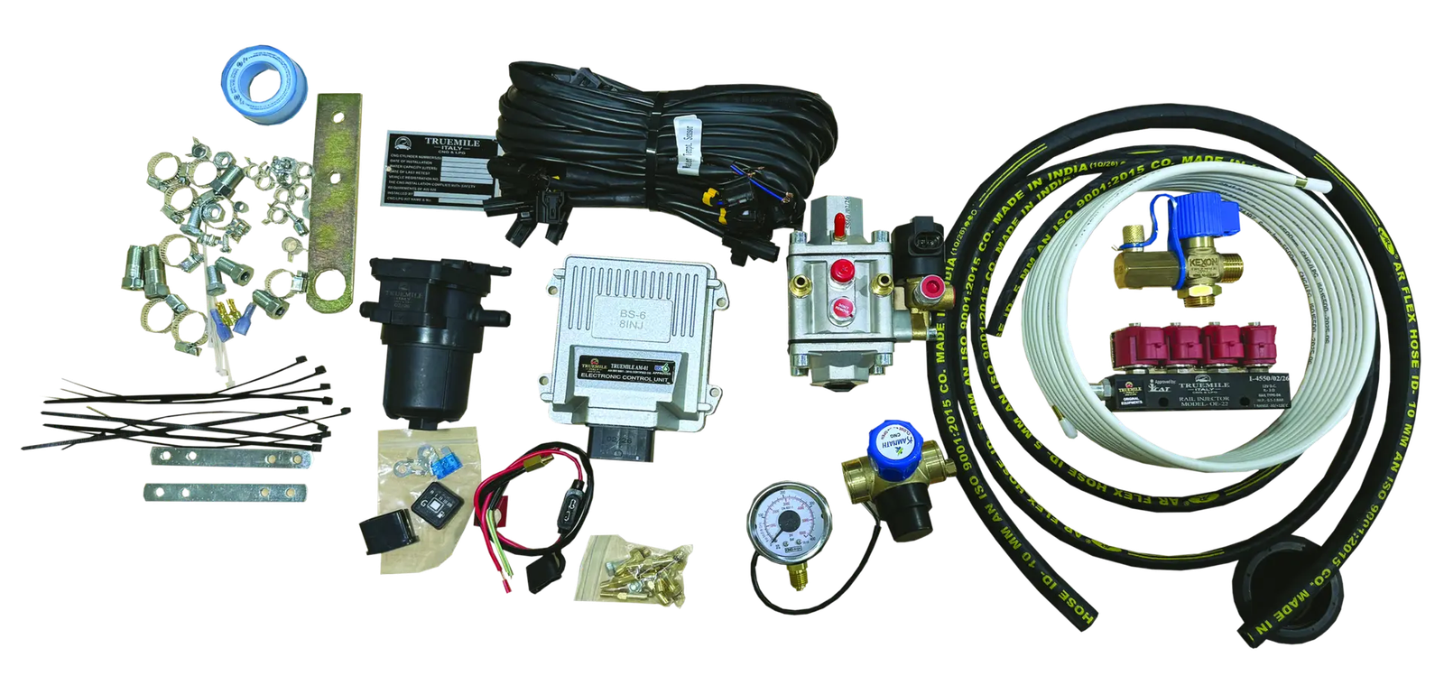 CNG sequential 8-injector kit